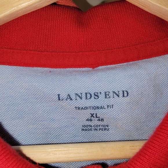 Lands' End Traditional Fit Men's Polo's - Size XL - 3 shirts - Picture 2 of 2
